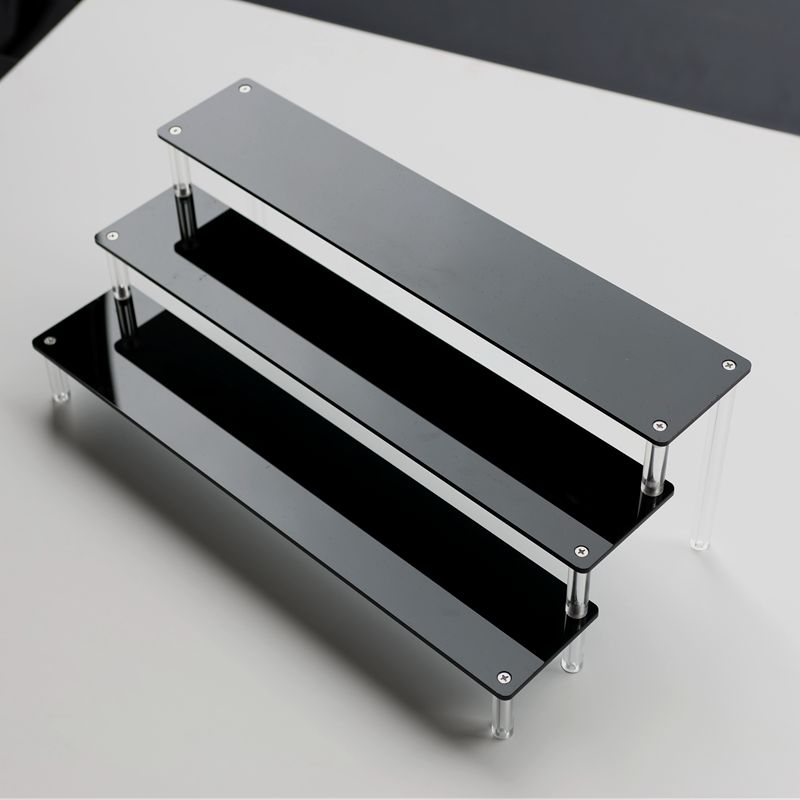 Perfume Fragrance Holder - Rak Pajangan Akrilik Hitam Berdiri untuk
