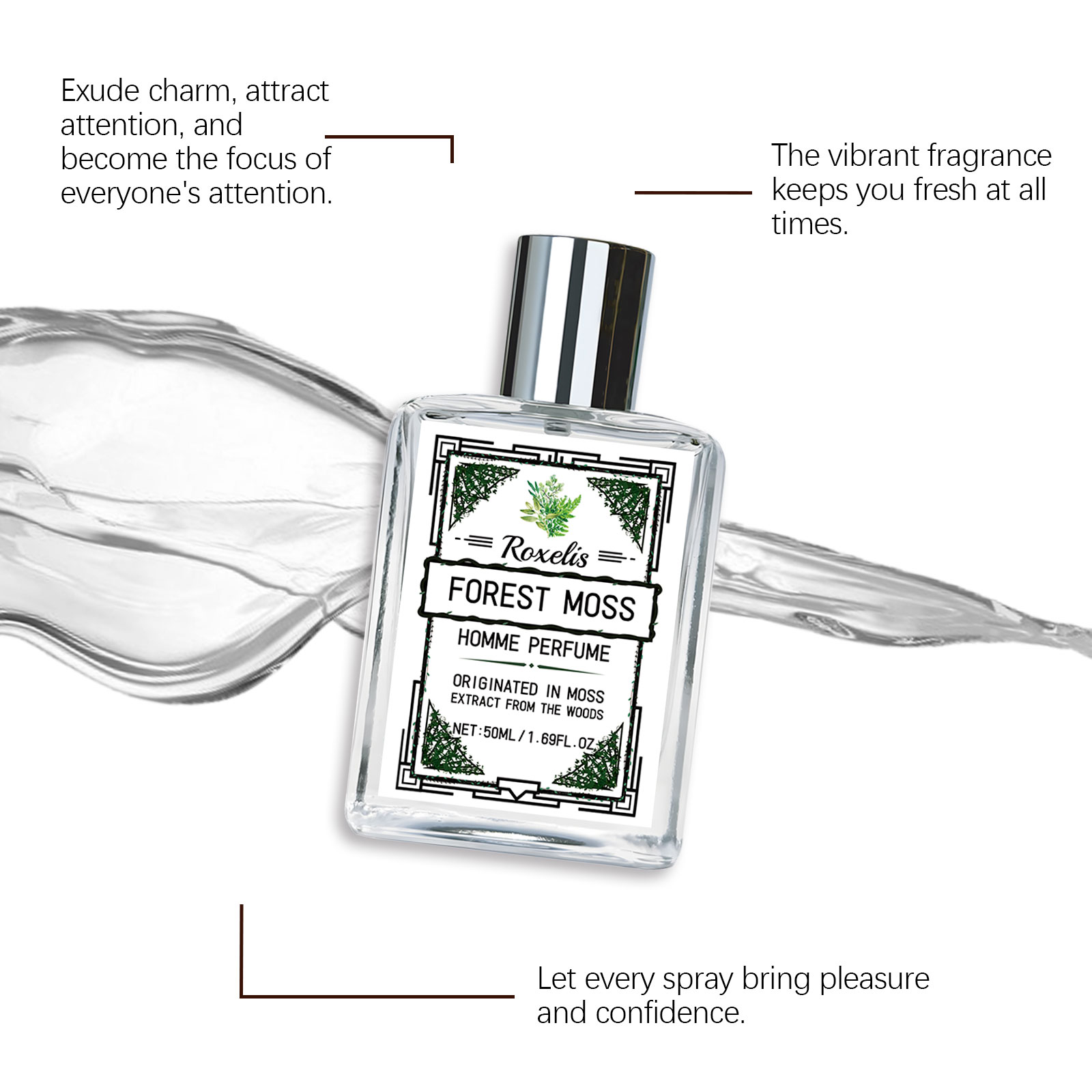 Roxelis 50ml Parfum Tubuh Pria - Perfume Fragrance List ulasan dan harga