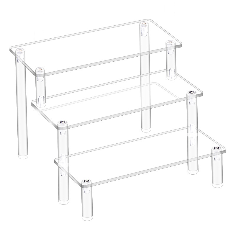 Rak Display Akrilik 1-4 Tingka - Perfume Fragrance Holder ulasan dan harga