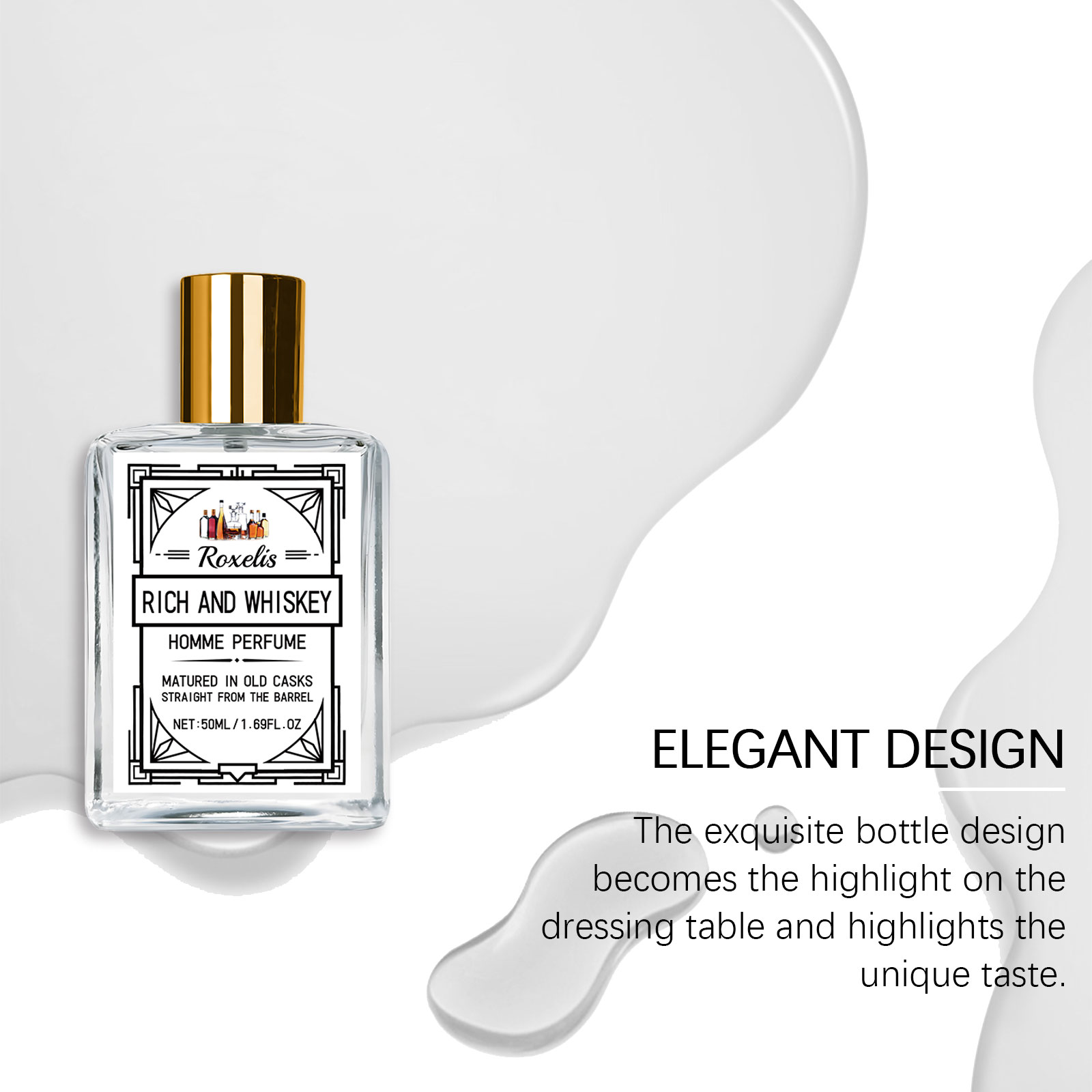 Roxelis 50ml Charm Whisky Parf - Perfume The Fragrance ulasan dan harga