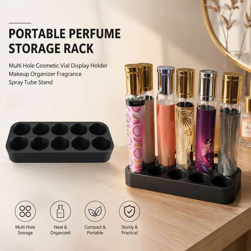 Rak Organizer Parfum Multi Slo - Perfume Fragrance Holder ulasan dan harga